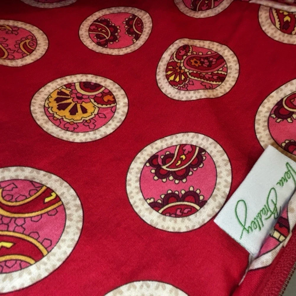 Vera‎ Bradley Loves Me Red Quilted iPad case Ereader sleeve 10 1/2